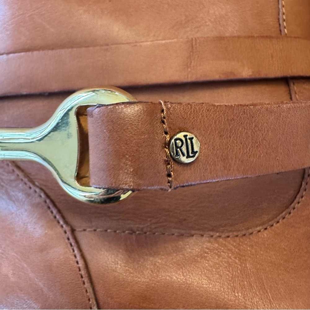 Ralph Lauren Jenny Riding Boots Western Vintage - Picture 5 of 16